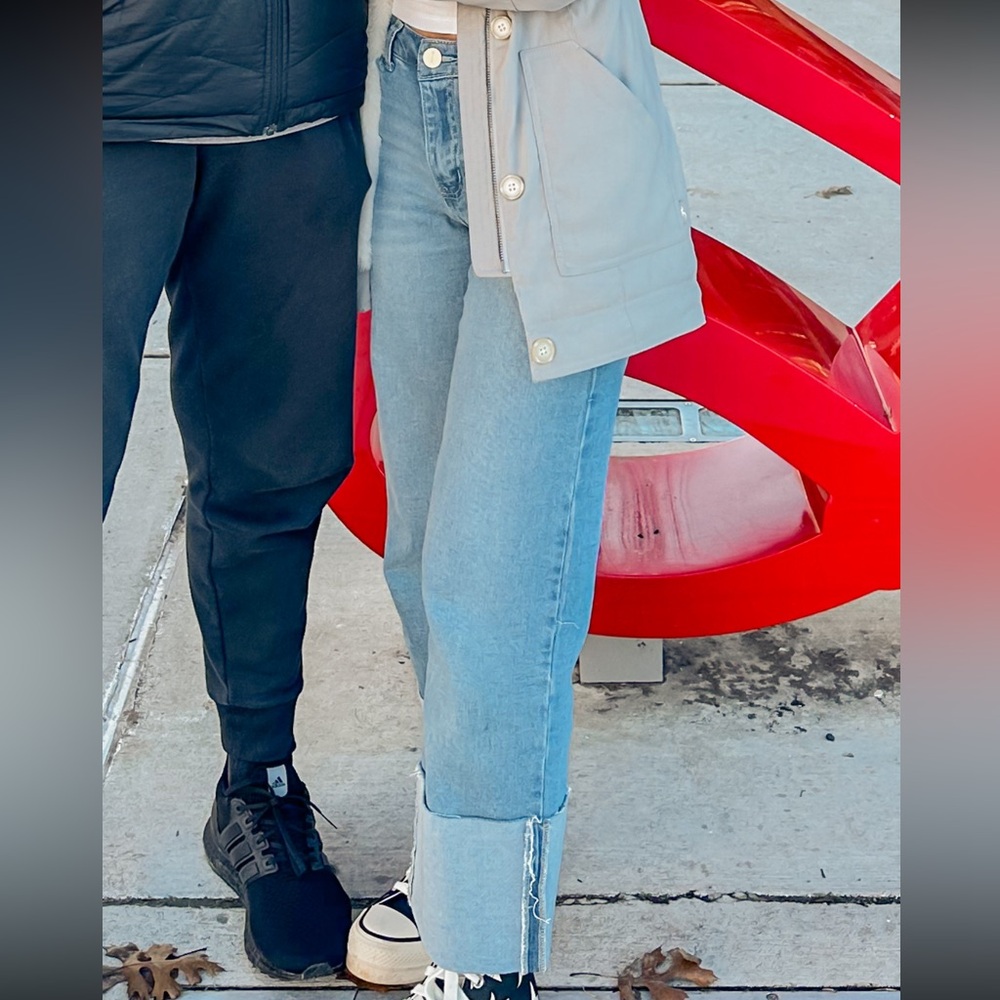 Ban•jara cuffed jeans